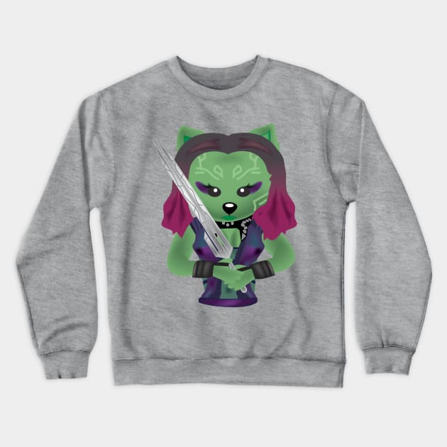 Gamora Crewneck Sweatshirt by sebstgelais